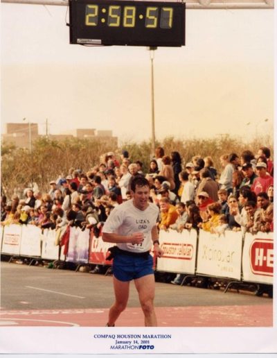 Houston Marathon 2001 - Scott Cathcart